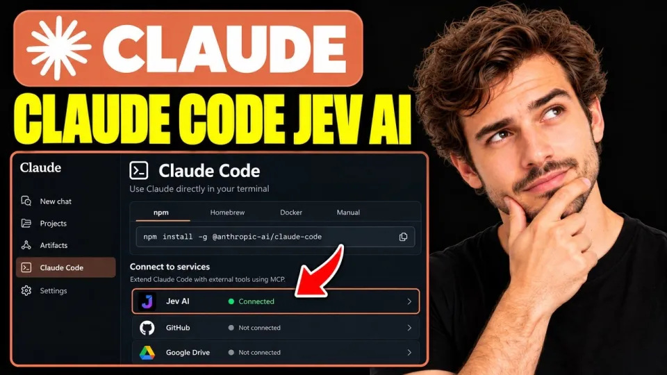 How to Connect Claude Code to Jev AI (Step-by-Step Setup)